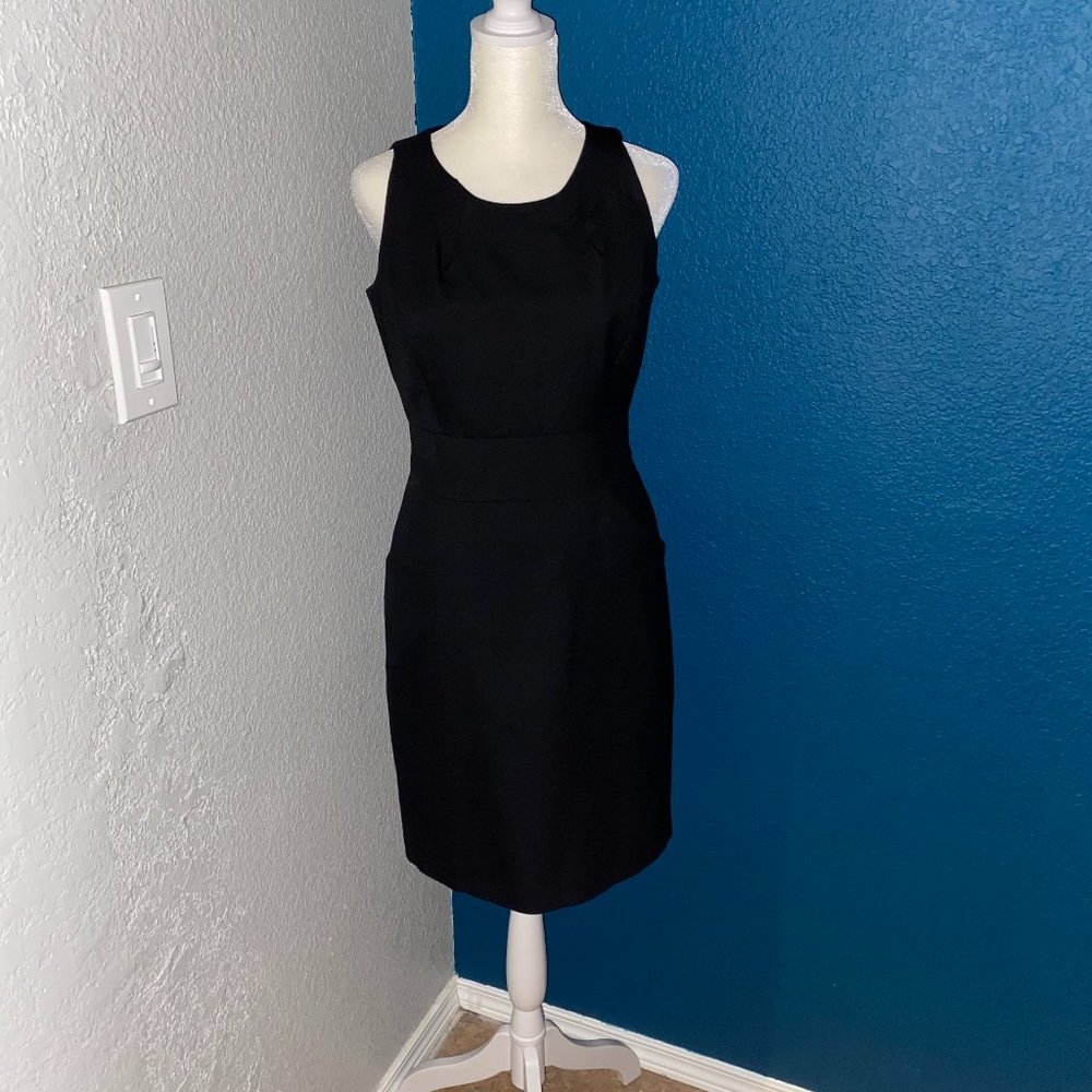 J. CREW Black Sleeves Dress‎
